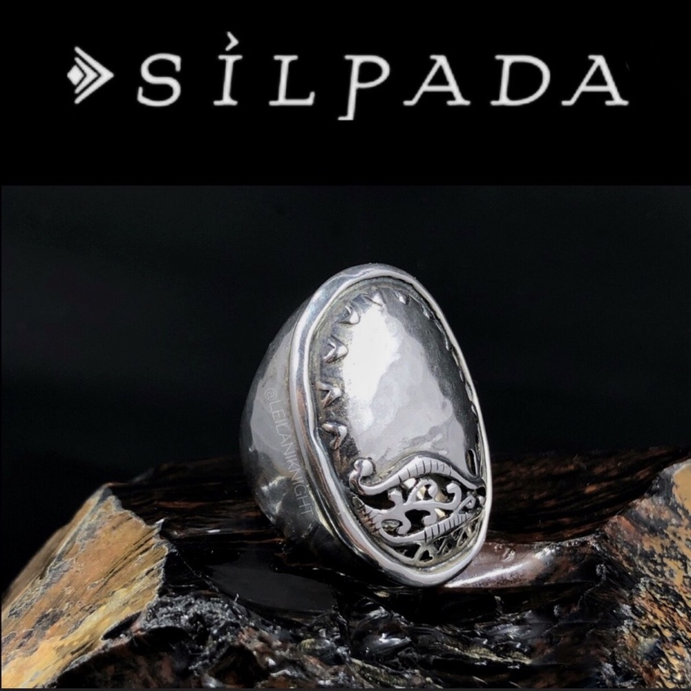 Silpada Retired 925 Sterling Silver Reflection Ring
